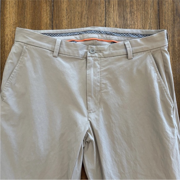 Vineyard Vines OTG Men's ON-The-Go 5-Pocket Performance Stretch Tan Pants 32x32 - Picture 5 of 11